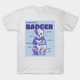 Anatomy of a Badger T-Shirt